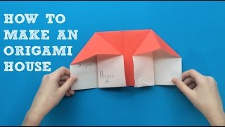 How to Make an Origami House EASY [upl. by Arocat918]