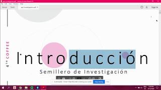 ¿Cómo hacer la introducción en nuestro proyecto de investigación [upl. by Wilmer133]