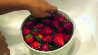 How To Washing Fruits and Vegetables to Remove Pesticides  aSimplySimpleLife [upl. by Doownel77]