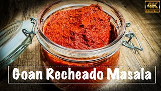 Goan recheado masala  Goan recheado masala paste  Goan recipes  How to make recheado masala [upl. by Ahsenod599]