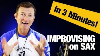 How to improvise on saxophone in 3 minutes [upl. by Abra]