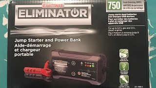 Motomaster Eliminator jump starter [upl. by Nrev]