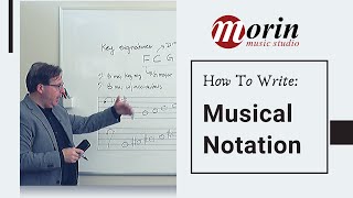 Music Notation How to write Music Notation [upl. by Einnov]