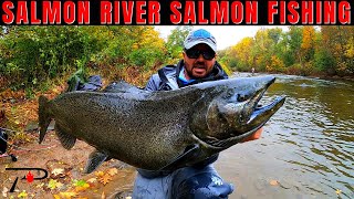 Salmon Fishing New Yorks World Famous Salmon River [upl. by Amorita843]