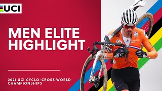 Men Elite Highlights  2021 UCI Cyclocross World Championships [upl. by Nwahsyt]