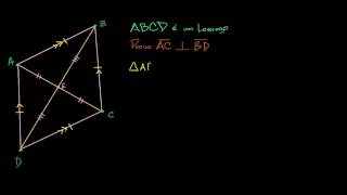 Prova  As diagonais de um losango são perpendiculares [upl. by Demeter148]