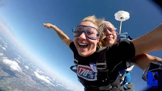 Jenna Plouffe  Skydive Pepperell  wwwskyjumpcom [upl. by Ziagos]