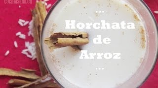 Agua de Horchata con Arroz  Receta Mexicana [upl. by Arlyn]