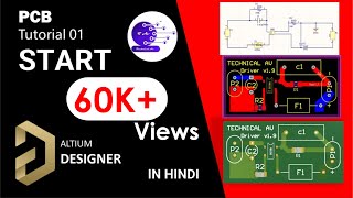 Part01 PCB Design Tutorial For Beginners Altium v20 In Hindi Part01  PCBDesign [upl. by Leanor]