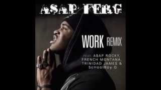 AAP Ferg  Work REMIX Clean [upl. by Esilahs752]