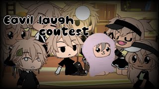 Evil laugh contest Meme  Gachalife✨🥀 [upl. by Aynatahs]