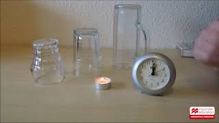 Candle and Air Science Experiment  Part 1 Home Science [upl. by Tamis]