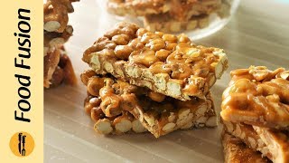 Chikki 4 ways with gur Recipe by Food Fusion [upl. by Shutz]