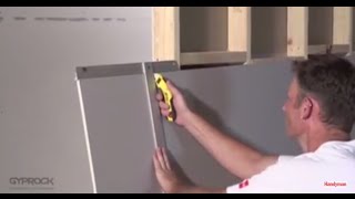 How to Install Gyprock Plasterboard Part 2 Measuring and Cutting [upl. by Melmon]