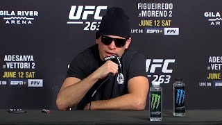 UFC 263 Nate Diaz Postfight Press Conference [upl. by Akerdnahs]