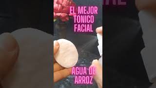 Agua de arroz  mejor tonico facial [upl. by Ashli226]