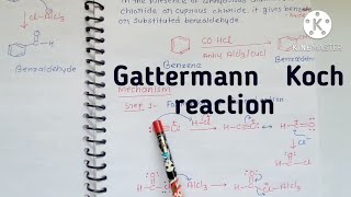 Gatterman koch Reaction [upl. by Elayne891]