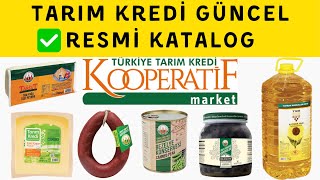 TARIM KREDİ GÜNCEL KATALOG  TARIM KREDİ KOOPERATİF MARKET KATALOĞU  TARIM KREDİ MARKET ÜRÜNLERİ [upl. by Dyob999]