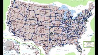 Map of United States Highway System [upl. by Eustache]