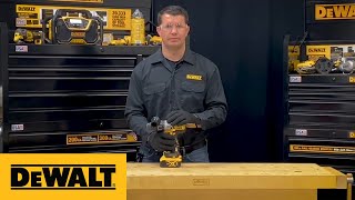 DEWALT® Product Guide  Cordless Drill Speed Torque and Clutch Settings [upl. by Aikram882]