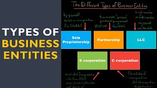 The Different Types of Business Entities in the US [upl. by Esinad]