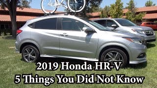 5 Things You Did Not Know About the 2019 Honda HRV [upl. by Allerbag]