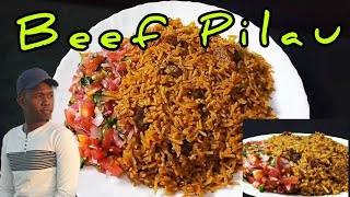 How to make beef pilau at home  Simple pilau recipe  Kenyan beef pilau  how to make brown pilau [upl. by Buchbinder950]