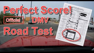 PERFECT SCORE  Official Behind the Wheel Road Test  Relax and Pass [upl. by Ralaigh]