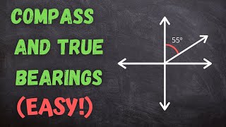 Compass and True Bearings Explained [upl. by Lithea]