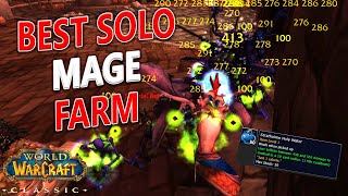 WoW Classic  Mage SOLO Strat UD Farm 400ghr NAXX Prep Farm [upl. by Heyward186]