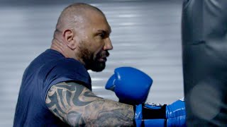 Batista trains for his WrestleMania clash with Triple H [upl. by Labotsirc]