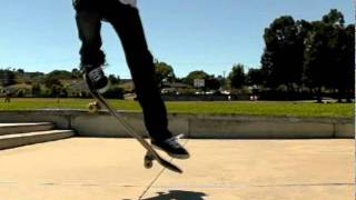 NOLLIE SLOW MOTION SKATEBOARD TRICK [upl. by Foster200]