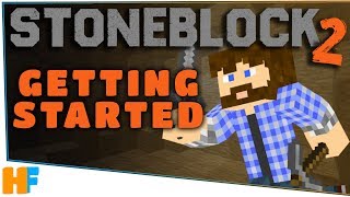 How to Get Started  StoneBlock 2  Ep 1 [upl. by Nylednarb612]