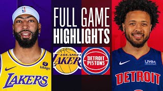 LAKERS at PISTONS  FULL GAME HIGHLIGHTS  November 29 2023 [upl. by Sevein]