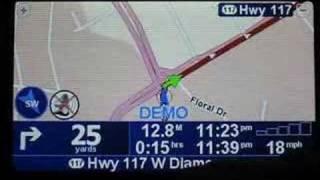 Video Demo TomTom ONE XL navigating [upl. by Inat]