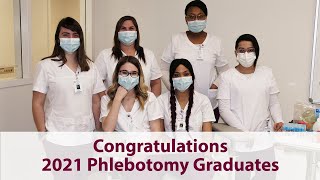 Phlebotomy Training Program Commencement 2021 [upl. by Bonnes]