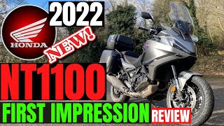 HONDA  NT1100  First impression  REVIEW [upl. by Cogan]