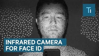 Using An Infrared Camera To Show How Face ID Works [upl. by Flight]