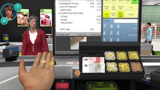 Trailer new Cashier Trainer supermarket [upl. by Almita472]