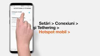 Cum setez un hotspot mobil pe telefoane Samsung Galaxy [upl. by Haven972]