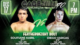 CageZilla70  Soufiane Kabil vs Diego Vargas [upl. by Baalman330]