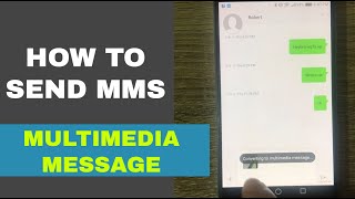 How to Send a MMS or Picture Message on Android [upl. by Etyak]