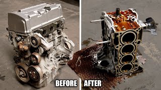 Detailed K24 Engine Teardown COMPLETE GUIDE [upl. by Roselba]