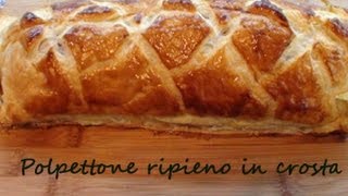 Polpettone ripieno in crosta video ricetta passo per passo [upl. by Nunnery835]