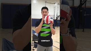 Where to CONTACT the Volleyball for a better Float Serve [upl. by Dnalsor]