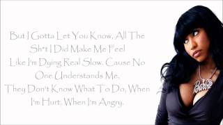 Nicki Minaj  Autobiography Lyrics Video [upl. by Anilak]