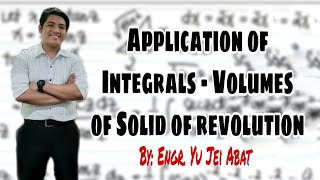 Application of Integrals  Volumes of Solid of revolution [upl. by Nayrda52]