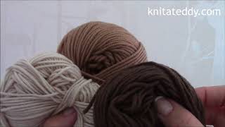 Tutorial 1 Introduction to tutorials Knit a Teddy Dog [upl. by Minton]