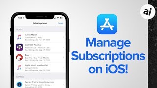 Quick Tip How To Manage Subscriptions on iOS [upl. by Leahci]