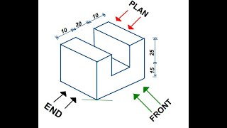 THIRD ANGLE PROJECTION [upl. by Eillor]